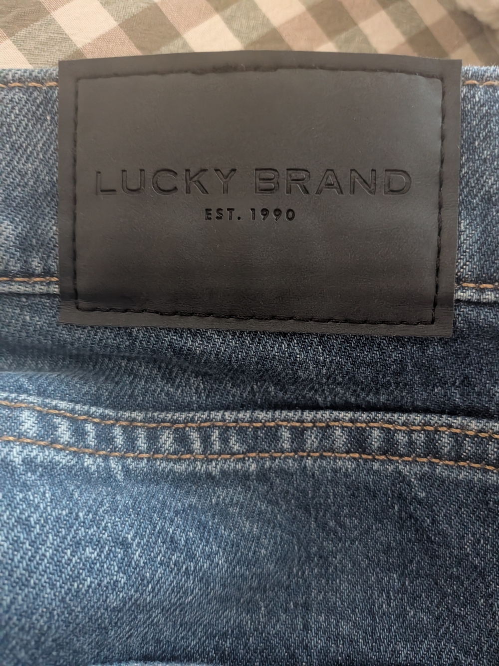 Lucky Brand Men's Indigo Blue Denim Jeans 38 X32